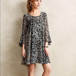 Paper Crown Anthropologie droplets swing dress